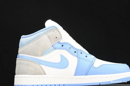 Grey 1 AIR NIKE Mid  Blue University JORDAN 1122